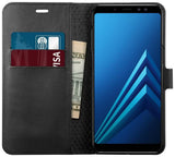 Spigen Samsung A8 2018 CASE WALLET S BLACK