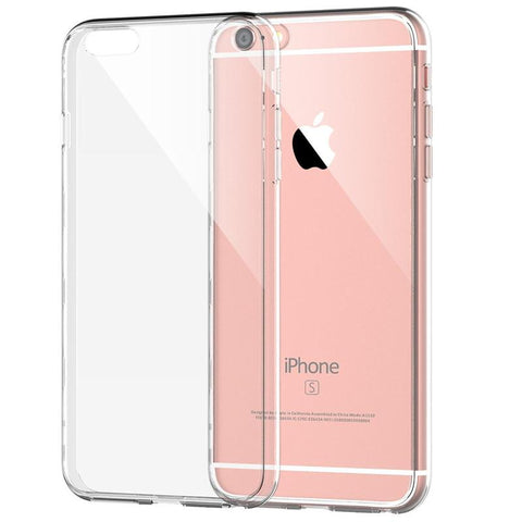 Apple iPhone 6/6S Plus silikónový priehľadný zadný kryt