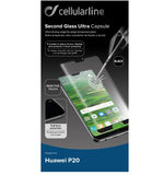 Ochranné tvrdené sklo pre celý displej CellularLine CAPSULE pre Huawei P20, čierne