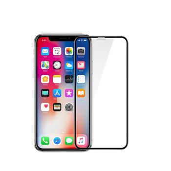 Ochranné tvrdené sklo FIXED 3D Full-Cover pre Apple iPhone X, dustproof, čierne, 0.33 mm